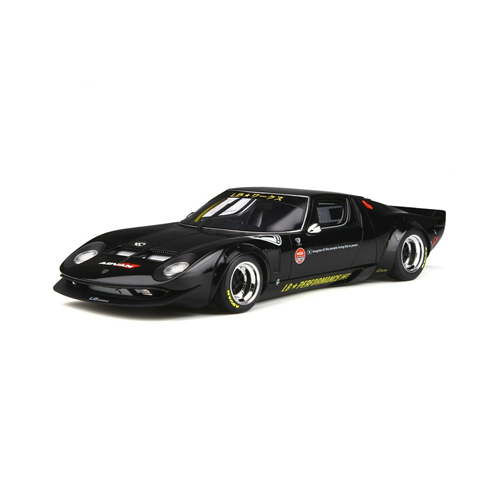 LAMBORGHINI LB-WORKS MIURA 2008 BLACK 1:18   GT Spirit Auto Stradali Modellino