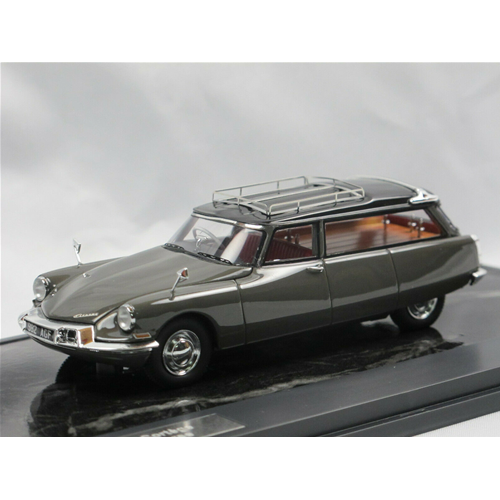 CITROEN ID19 CORTEGE SLOUGH FACTORY HEARSE 1962 GREY 1:43 Matrix Scale Models Pompe Funebri Modellino