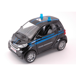 SMART FORTWO 2007 POLIZIA PENITENZIARIA 1:24 New Ray Forze dell'Ordine Modellino