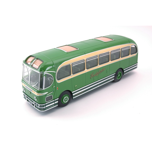 AUTOBUS WEYMANN FANFARE SOUTDOWN 1950 GREEN CREM 1:43 Oxford Autobus Modellino
