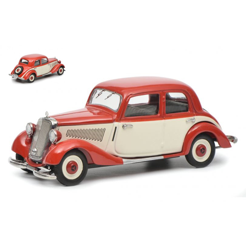 MERCEDES 170 V 1936 RED/WHITE 1:43 Schuco Auto d'Epoca Modellino