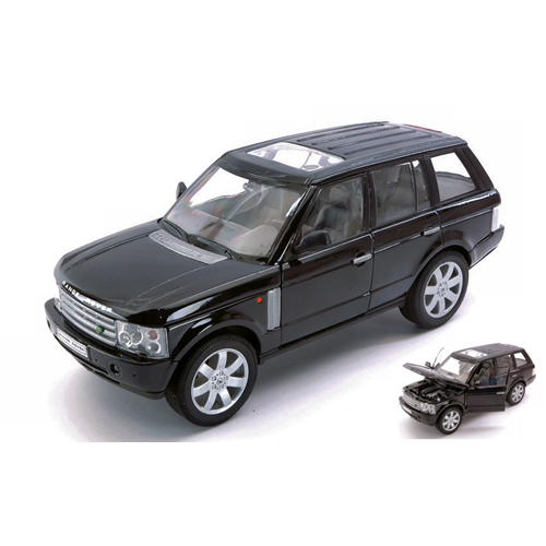 RANGE ROVER 2003 BLACK 1:24 Welly Auto Stradali Modellino