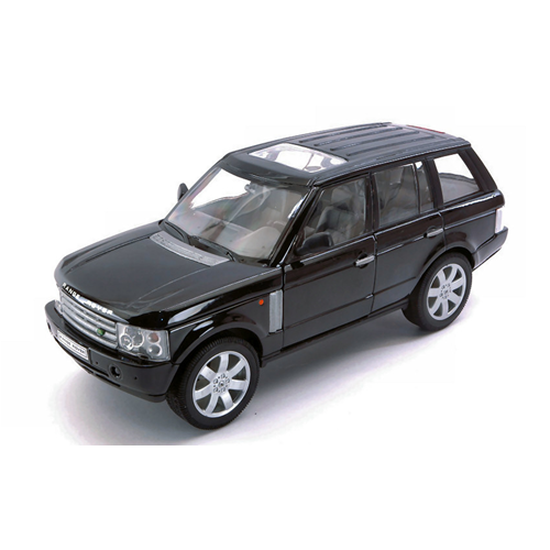 RANGE ROVER 2003 BLACK 1:24 Welly Auto Stradali Modellino