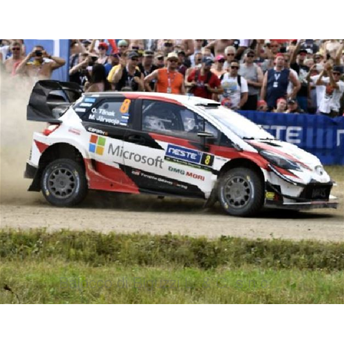 TOYOTA YARIS WRC N.8 WINNER FINLAND RALLY 2018 TANAK-JARVEOJA 1:43 Ixo Model Auto Rally Modellino