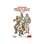 MIDDLE EAST TANK CREW 1960-70s KIT 1:35 Miniart Kit Figure Militari Die Cast Modellino