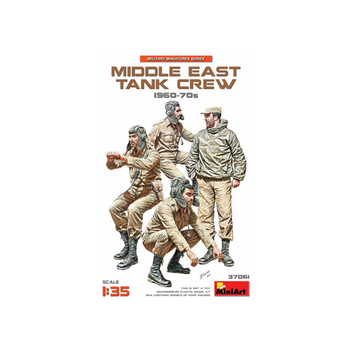 MIDDLE EAST TANK CREW 1960-70s KIT 1:35 Miniart Kit Figure Militari Modellino