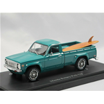 MAZDA ROTARY PICK-UP WITH SURF BOARD 1974 TURQUOISE 1:43 Autocult Auto Stradali Die Cast Modellino