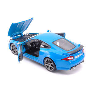 JAGUAR XKR-S 2011 BLUE 1:24 Burago Auto Stradali Modellino