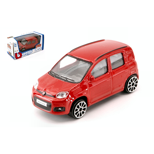 FIAT NUOVA PANDA 2012 RED 1:43 Burago Auto Stradali Modellino