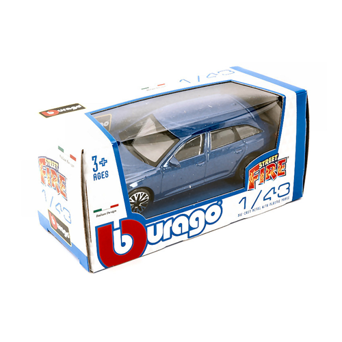 AUDI A6 AVANT 2019 BLUE 1:43 Burago Auto Stradali Modellino