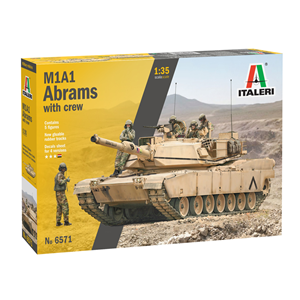 M1 A2 ABRAMS WITH INFANTRY KIT 1:35 Italeri Kit Mezzi Militari Modellino