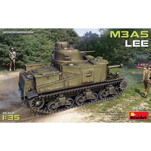 M3A5 LEE KIT 1:35 Miniart Kit Mezzi Militari Modellino