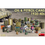 OIL & PETROL CANS 1930-40s KIT 1:35 Miniart Kit Diorami Die Cast Modellino