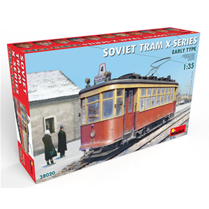 SOVIET TRAM X-SERIES EARLY TYPE KIT 1:35 Miniart Kit Auto Modellino