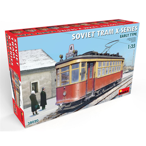 SOVIET TRAM X-SERIES EARLY TYPE KIT 1:35 Miniart Kit Auto Modellino