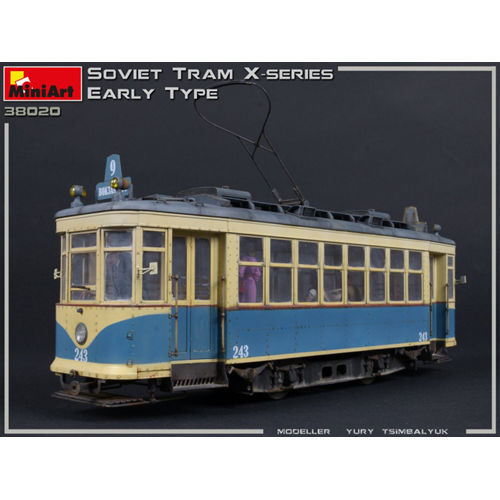 SOVIET TRAM X-SERIES EARLY TYPE KIT 1:35 Miniart Kit Auto Modellino