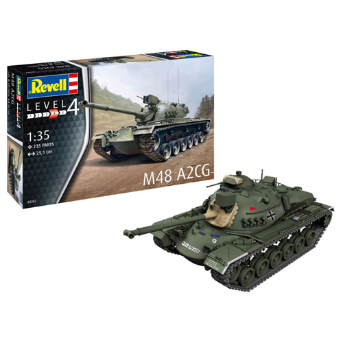 M48 A2CG KIT 1:35 Revell Kit Mezzi Militari Modellino