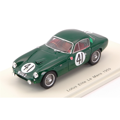 LOTUS ELITE N.41 8th LE MANS 1959 P.LUMSDEN-P.RILEY 1:43   Spark Model Auto Competizione Modellino