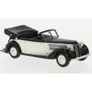 AUDI 920 CABRIOLET GLASER 1939 WHITE/BLACK 1:43 Neo Scale Models Auto d'Epoca Modellino