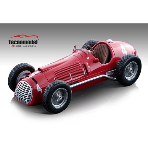 FERRARI F1 275 N.4 5th BELGIUM GP 1950 ASCARI 1:18 Tecnomodel Formula 1 Modellino