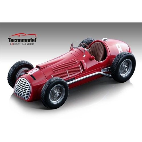 FERRARI F1 275 N.8 FRENCH GP 1950 VILLORESI 1:18 Tecnomodel Formula 1 Modellino