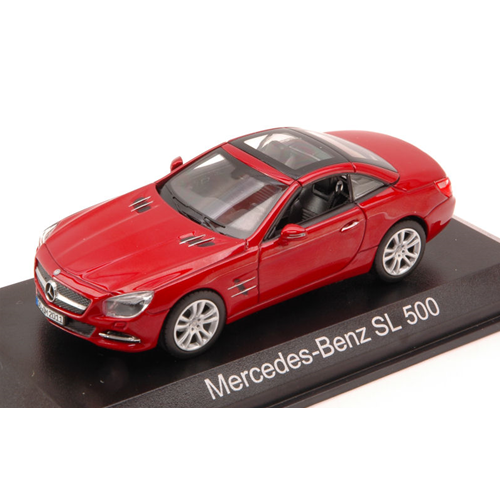 MERCEDES SL500 2012 RED METALLIC 1:43 Norev Auto Stradali Modellino
