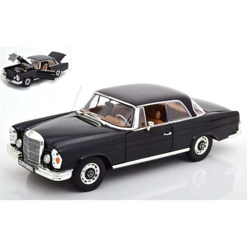 MERCEDES 280 SE COUPE 1969 BLACK 1:18 Norev Auto Stradali Modellino