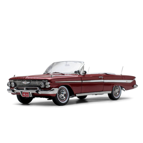 CHEVROLET IMPALA OPEN CONVERTIBLE 1961 METALLIC BROWN 1:18 SunStar Auto Stradali Modellino