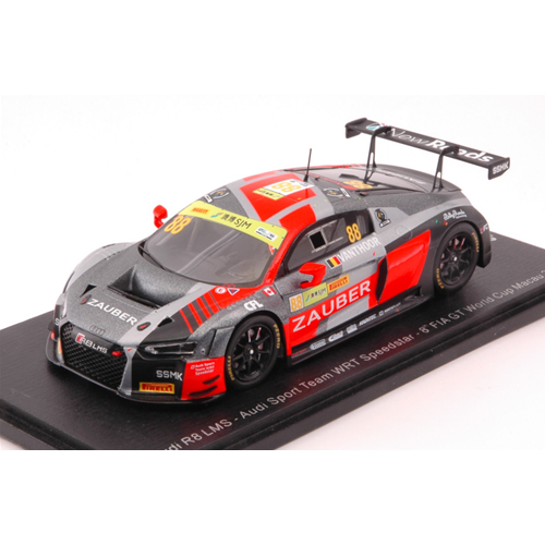 AUDI R8 LMS N.88 FIA GT WORLD CUP MACAU 2018 D.VANTHOOR 1:43 Spark Model Auto Competizione Modellino