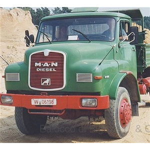 MAN 19.280H 1971 GREEN 1:43 Ixo Model Camion Modellino