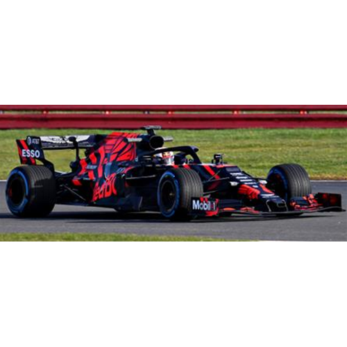 RED BULL RB15 M.VERSTAPPEN 2019 TEST CAR SILVERSTONE CIRCUIT 1:18 Spark Model Formula 1 Modellino