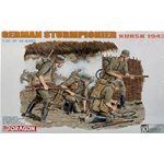 GERMAN STURMPION.KURSK 43 KIT 1:35 Dragon Kit Figure Militari Die Cast Modellino