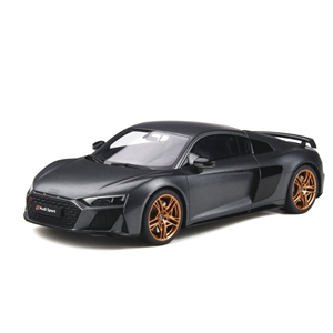 AUDI R8 DECENNIUM 2018 MATT DAYTONA GREY 1:18 GT Spirit Auto Stradali Modellino
