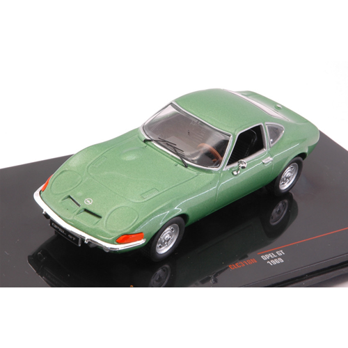 OPEL GT 1969 METALLIC GREEN 1:43 Ixo Model Auto Stradali Modellino