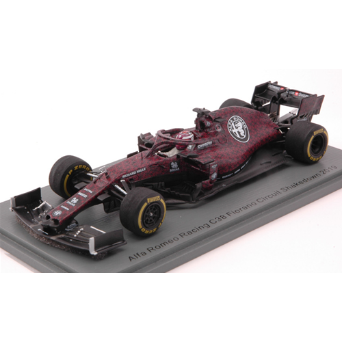 ALFA ROMEO F1 C38 K.RAIKKONEN 2019 TEST CAR FIORANO CIRCUIT 1:43 Spark Model Formula 1 Modellino