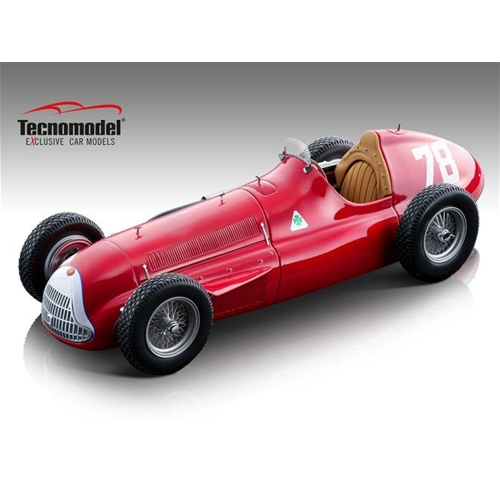 ALFA ROMEO ALFETTA 159 M N.78 GERMAN GP 1951 PIETSCH 1:18 Tecnomodel Formula 1 Modellino