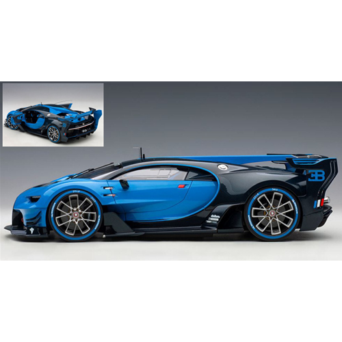BUGATTI VISION GT 2015 LIGT BLUE 1:18 AutoArt Auto Stradali Modellino