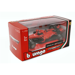 FERRARI SF90 CHARLES LECLERC 2019 N.16 AUSTRALIAN GP 1:43 Burago Formula 1 Modellino