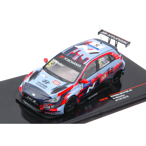 HYUNDAI i30 N TCR N.5 SQUADRA CORSE TEAM WTCR 2019 MICHELIS 1:43 Ixo Model Auto Competizione Modellino