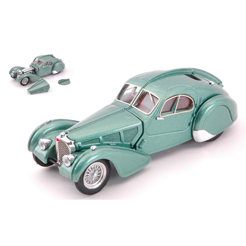 BUGATTI ATLANTIC 57 SC 1938 LIGHT GREEN METALLIC 1:43 Rio Auto d'Epoca Modellino