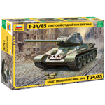 SOVIET MEDIUM TANK T-34/85 KIT 1:35 Zvezda Kit Mezzi Militari Modellino