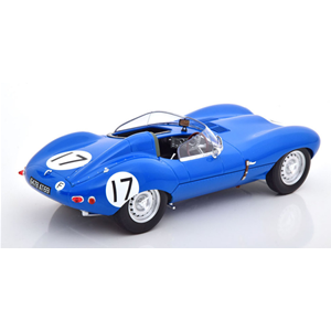JAGUAR TYPE D N.17 3rd LE MANS 1957 J.LUCAS-MARY JEAN MARIE BROUSSELET 1:18 CMR Classic Model Replicars Auto Competizione Modellino