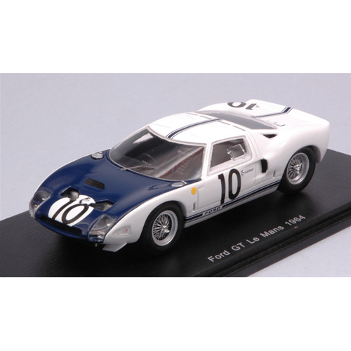 FORD GT N.10 DNF LE MANS 1964 P.HILL-B.MC LAREN 1:43 Spark Model Auto Competizione Modellino