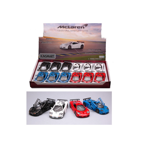 MC LAREN F1 GTR 1995 cm 12 (1 Modellino a Scelta) 1:34 Kinsmart Modellismo Giocattolo Modellino