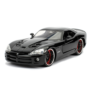 LETTY'S DODGE VIPER SRT-10 COUPE 2003 FAST & FURIOUS VII BLACK 1:24 Jada Toys Movie Modellino