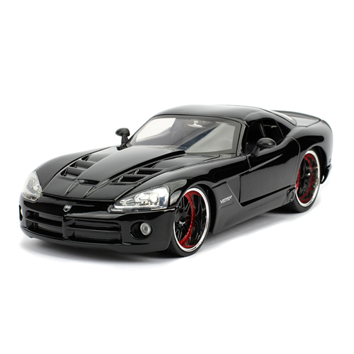 LETTY'S DODGE VIPER SRT-10 COUPE 2003 FAST & FURIOUS VII BLACK 1:24 Jada Toys Movie Modellino