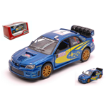 SUBARU IMPREZA WRC N.7 SOLBERG BLUE cm 12 Kinsmart Modellismo Giocattolo Die Cast Modellino