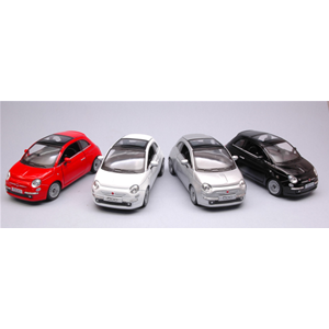 FIAT NUOVA 500 2007 cm 12 (1 Modellino a Scelta) 1:28 Kinsmart Modellismo Giocattolo Modellino