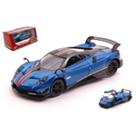 PAGANI HUAYRA BC WITH PRINTING & WING BLUE cm 12 Kinsmart Modellismo Giocattolo Die Cast Modellino