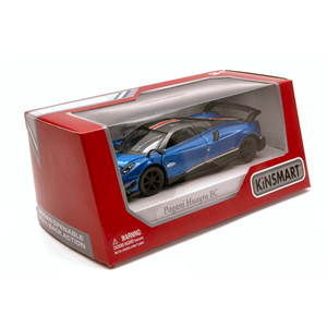 PAGANI HUAYRA BC WITH PRINTING & WING BLUE cm 12 Kinsmart Modellismo Giocattolo Modellino